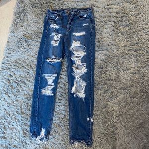 american eagle mom jeans